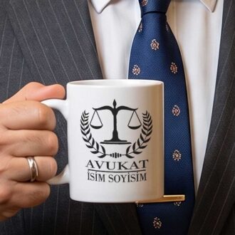 Avukata Hediye Kişiye Özel Kupa Bardak