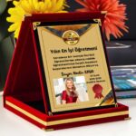 Öğretmene Fotoğraflı Hediye Plaket